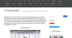 Desktop Screenshot of physedgames.com